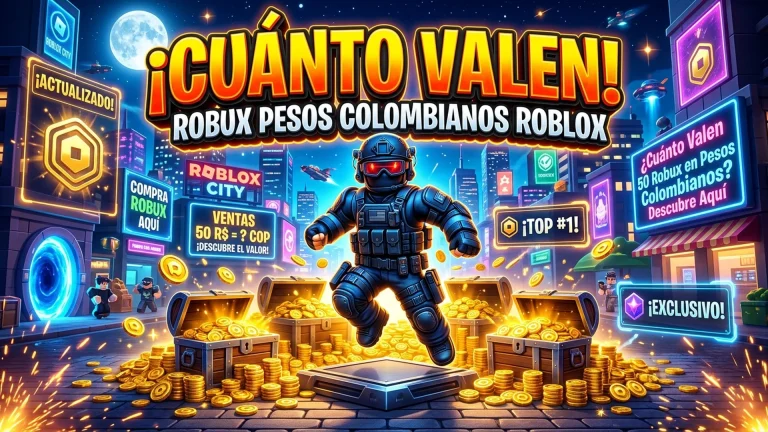 ¿Cuánto Valen 50 Robux en Pesos Colombianos? Descubre Aquí